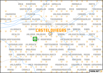 map of Castelo Viegas