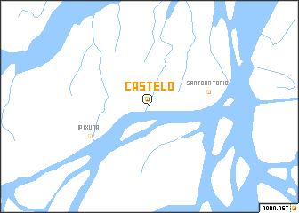 map of Castelo