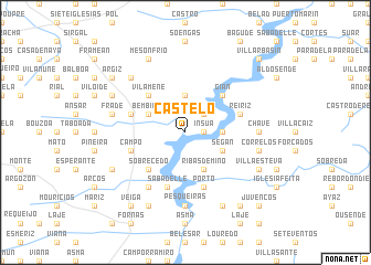 map of Castelo