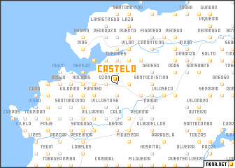 map of Castelo