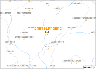 map of Castelpagano