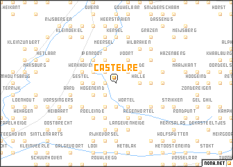 map of Castelre