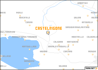 map of Castel Rigone