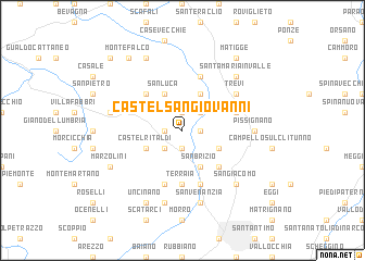 map of Castel San Giovanni