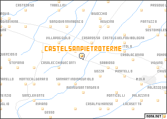 map of Castel San Pietro Terme