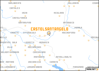 map of Castel SantʼAngelo