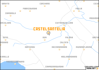 map of Castel SantʼElia