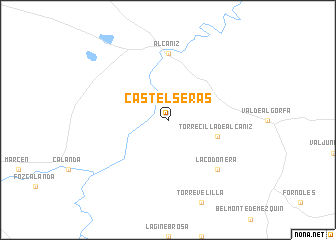 map of Castelserás