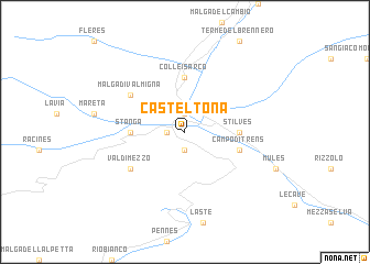 map of Castel Tona