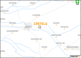 map of Castelu