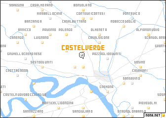 map of Castelverde