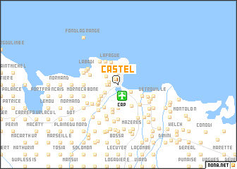 map of Castel