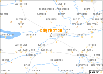 map of Casterton