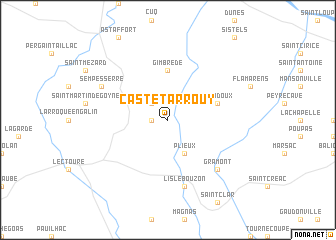 map of Castet-Arrouy