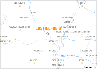 map of Castielfabib