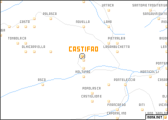 map of Castifao