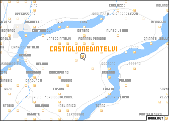 map of Castiglione dʼIntelvi