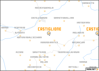 map of Castiglione