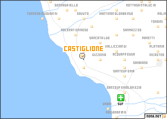 map of Castiglione