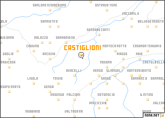 map of Castiglioni