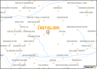 map of Castiglioni