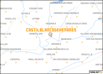 map of Castilblanco de Henares