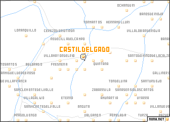 map of Castildelgado