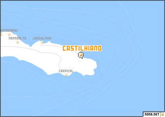 map of Castilhiano
