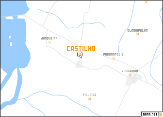 map of Castilho