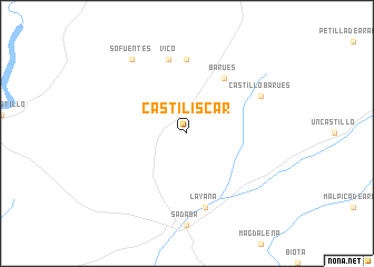 map of Castiliscar