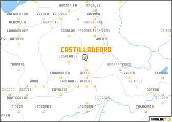 map of Castilla de Oro