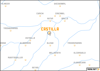 map of Castilla