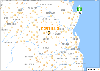 map of Castilla