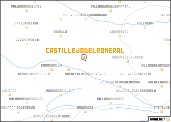 map of Castillejo del Romeral
