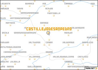 map of Castillejo de San Pedro