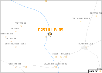 map of Castillejos
