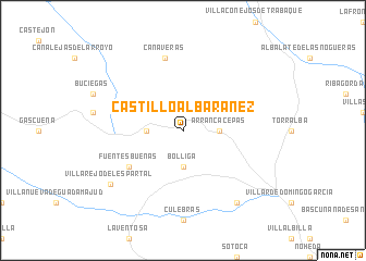 map of Castillo-Albaráñez