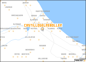 map of Castillo del Reboller