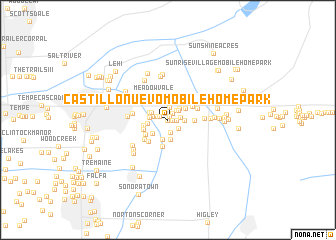 map of Castillo Nuevo Mobile Home Park