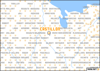 map of Castillon