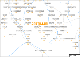 map of Castillon