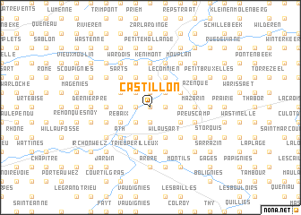 map of Castillon