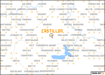 map of Castillon