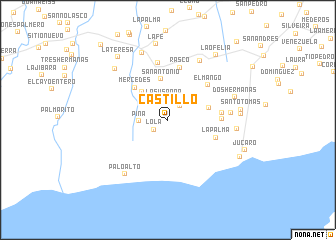 map of Castillo