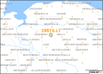 map of Castilly