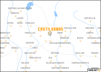 map of Castilsabás