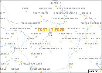 map of Castiltierra