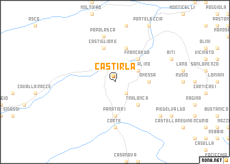 map of Castirla