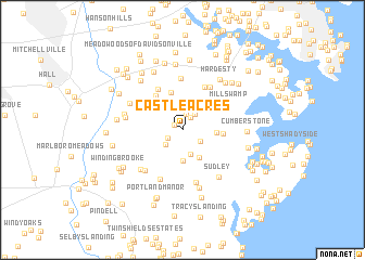 map of Castle Acres