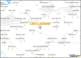 map of Castle Ashby